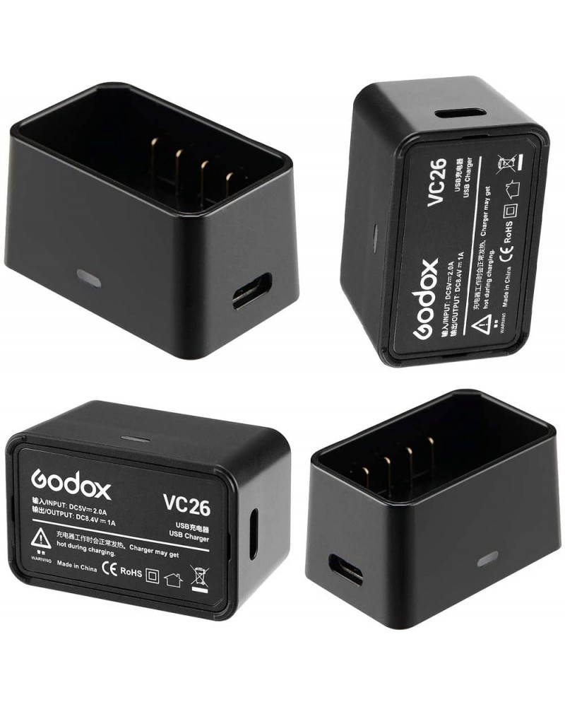 Godox VC26 USB Charger For V1 Battery